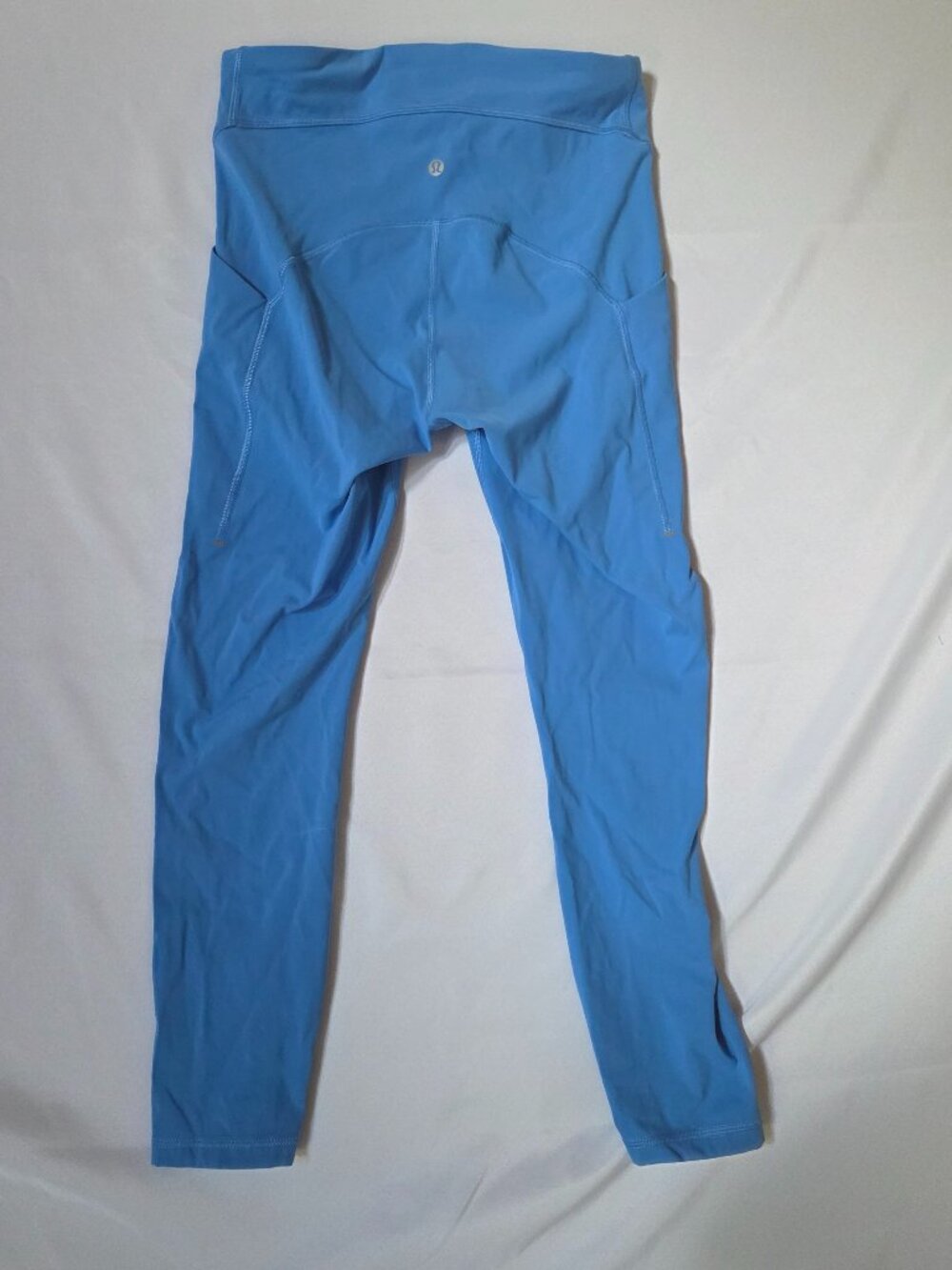Lululemon Blue Leggings with Side Pockets